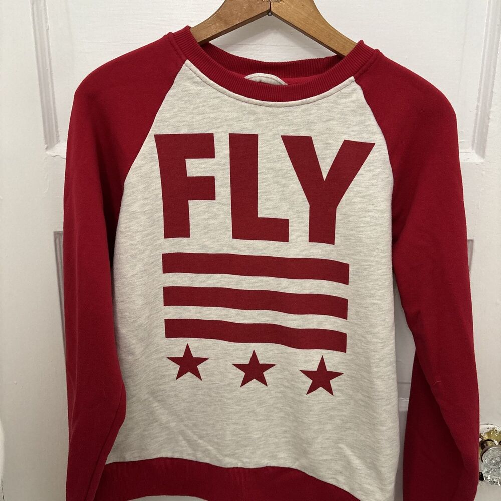 Born To Fly USA Patriotic Sweatshirt - Unisex 100% Cotton Size Small